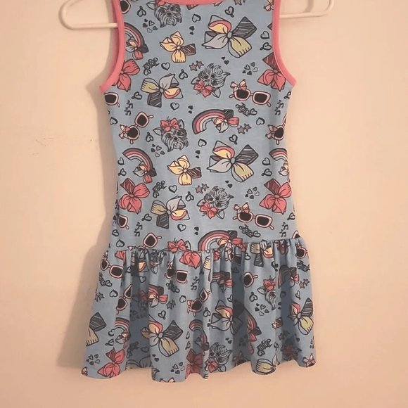 Blue JoJo Siwa dress, adorned with a delightful print size 6/6x - Picture 3 of 3